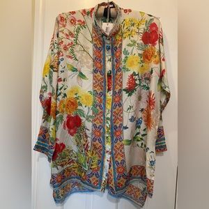Johnny Was “Jaffa Button-down” blouse